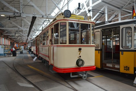 Stuttgart villamos múzeum Straßenbahnwelt